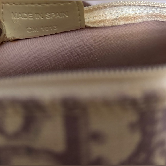 Christian Dior Lavender Trotter Jacquard Nylon Cosmetic Pouch - Picture 8 of 10